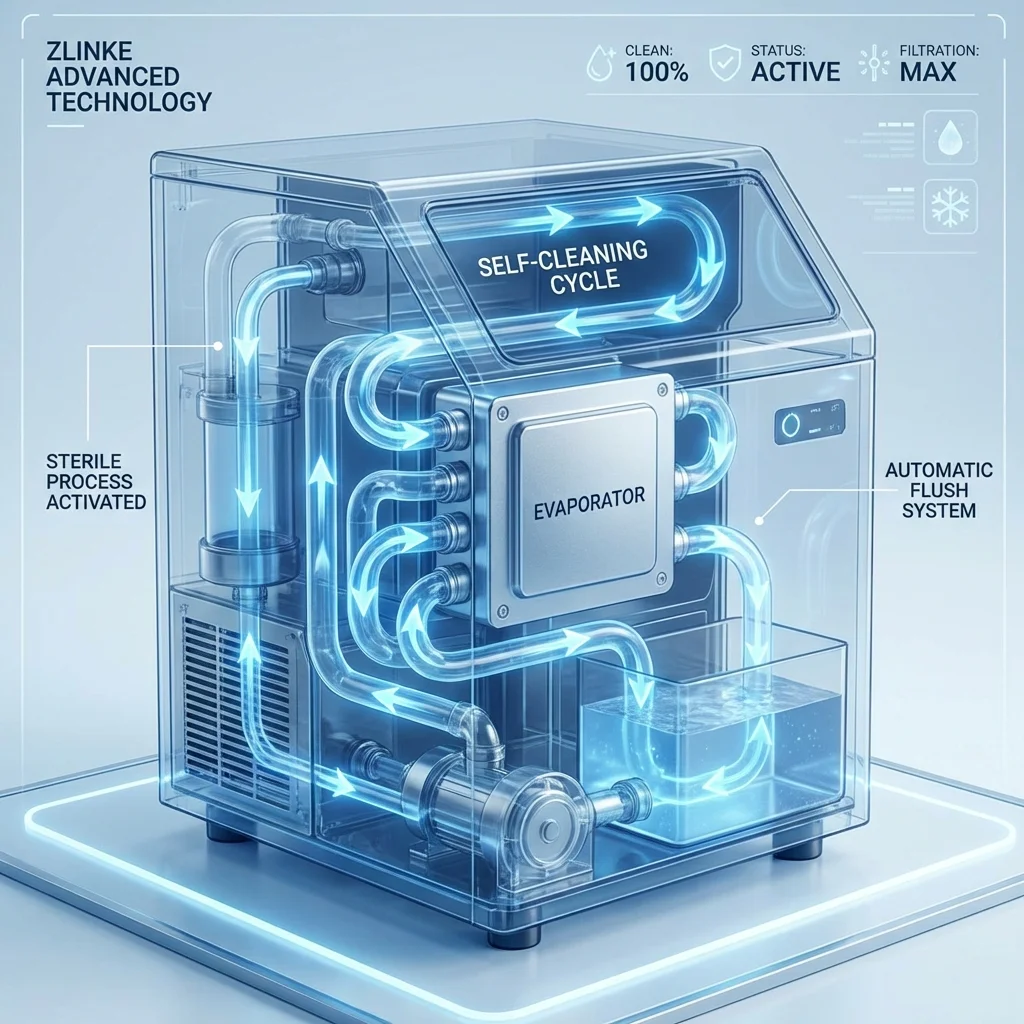 Zlinke Self-Cleaning Technology Diagram
